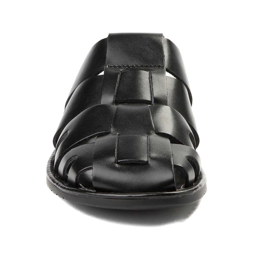 GBX Shae Men's Leather Fisherman Slide Sandals Closed Toe Mule Slides